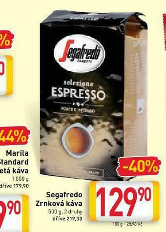Billa Káva segafredo nabídka