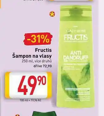 Billa Garnier šampon nabídka