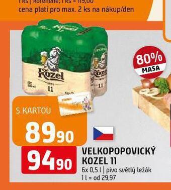 Terno Pivo velkopopovický kozel nabídka