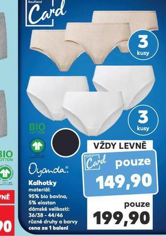 Kaufland Kalhotky nabídka
