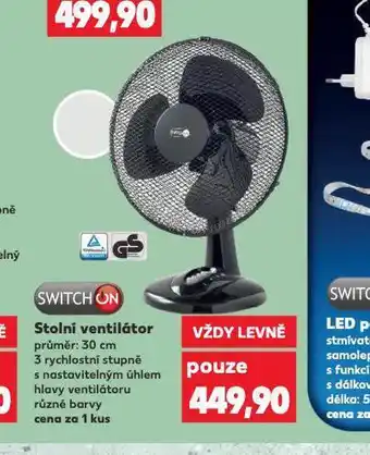Kaufland Stolní ventilátor nabídka