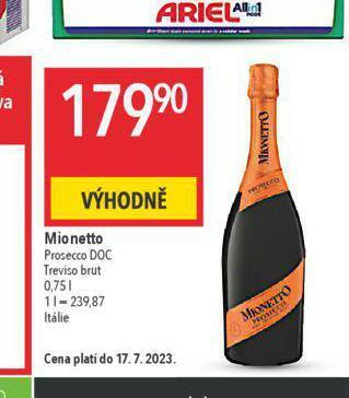 Globus Mionetto prosecco doc nabídka