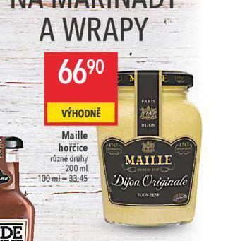 Globus Maille hořčice nabídka