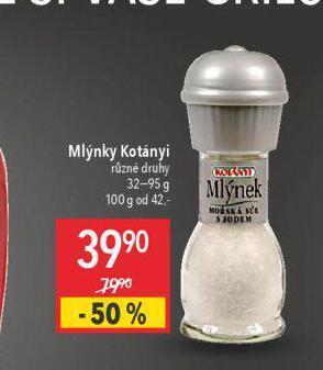 Mlýnky kotányi