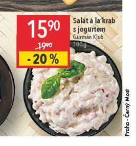 Globus Salát á la krab s jogurtem nabídka