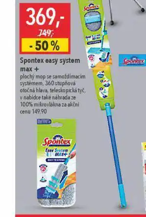 Globus Spontex easy system max+ nabídka