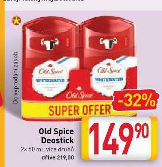 Billa Old spice deostick nabídka
