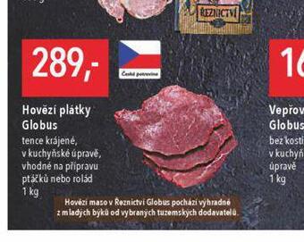 Globus Hovězí plátky nabídka
