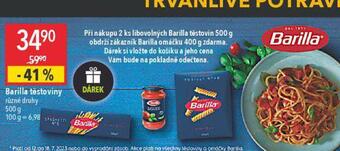 Globus Barilla těstoviny nabídka