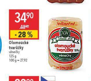 Globus Olomoucké tvarůžky nabídka