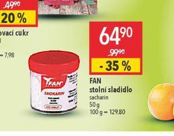 Globus Fan stolní sladidlo nabídka