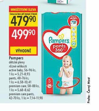 Globus Pampers dětské pleny nabídka