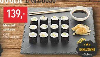 Globus Maki set avokádo nabídka
