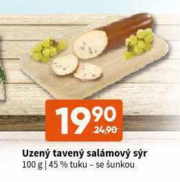 Terno Uzený tavený salámový sýr nabídka