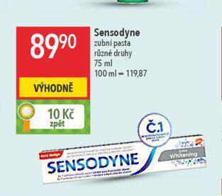 Globus Sensodyne zubní pasta nabídka