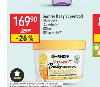 Globus Garnier tělová péče nabídka
