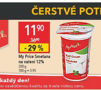 Globus Smetana na vaření nabídka