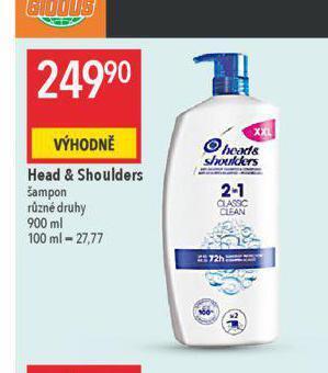 Globus Head & shoulders šampon nabídka