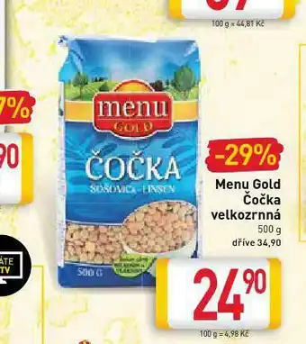 Billa Čočka velkozrnná nabídka