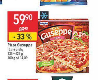 Globus Pizza guseppe nabídka