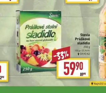 Stevia práškové sladidlo