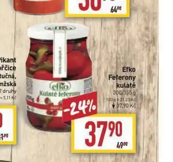Billa Efko feferonky kulaté nabídka