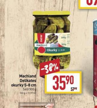Billa Machland delikates okurky 5-8 cm nabídka
