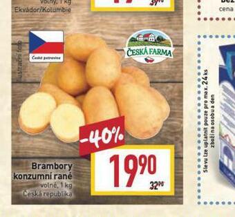 Billa Brambory konzumní rané nabídka