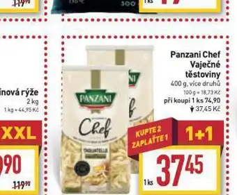 Billa Panzani chef vaječné těstoviny nabídka