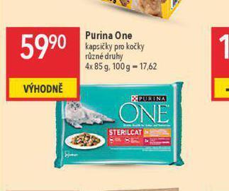 Globus Purina one kapsičky pro kočky nabídka