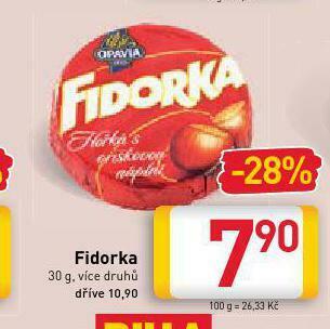 Billa Fidorka nabídka