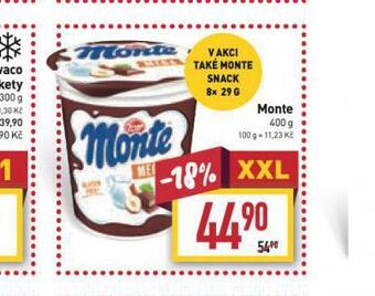 Billa Zott monte nabídka