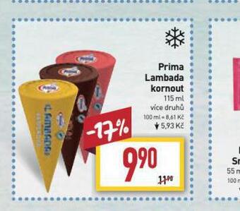 Billa Prima lambada kornout nabídka
