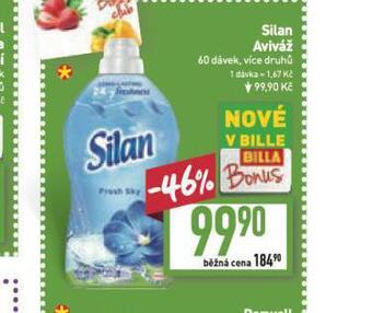 Billa Silan aviváž nabídka