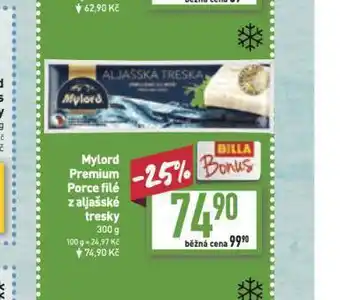Billa Filé porce z aljašské tresky mylord premium nabídka