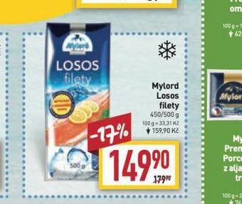 Billa Mylord losos filety nabídka
