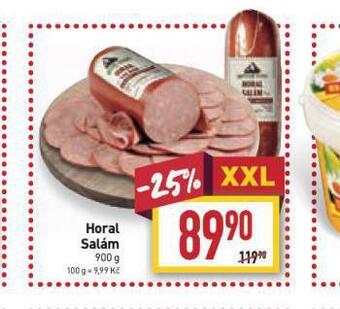 Billa Horal salám nabídka