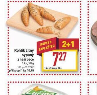 Billa Rohlík žitný sypaný nabídka