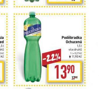 Billa Poděbradka ochucená nabídka
