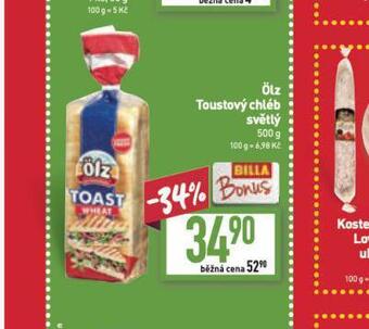 Billa Ölz toustový chléb světlý nabídka