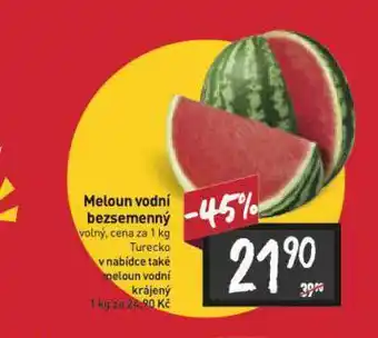 Billa Meloun vodní bezsemenný nabídka