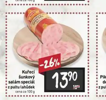 Billa Kuřecí šunkový salám speciál nabídka