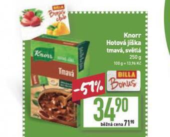Billa Knorr hotová jíška nabídka