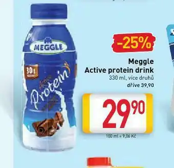 Billa Meggle protein drink nabídka