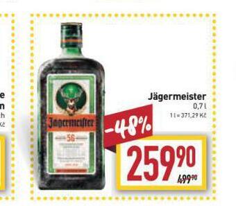 Billa Jägermeister nabídka