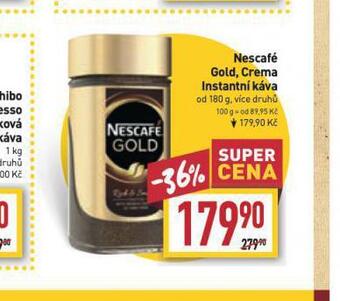 Billa Nescafé gold, crema instantní káva nabídka