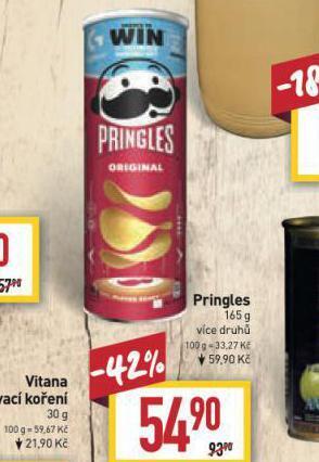 Billa Pringles nabídka