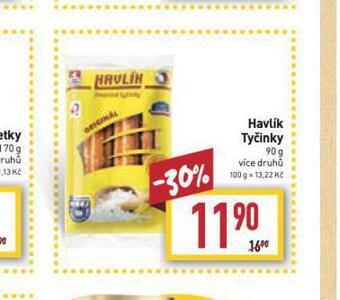 Billa Havlík tyčinky nabídka