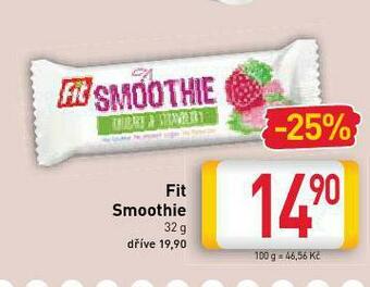 Billa Fit smoothie nabídka