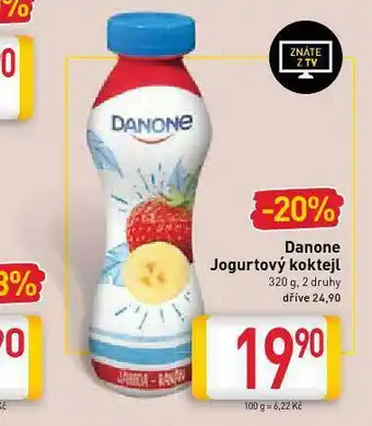 Billa Danone jogurtový koktejl nabídka